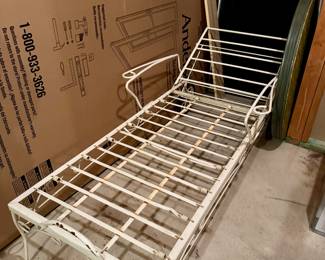 Mid century patio chaise lounger