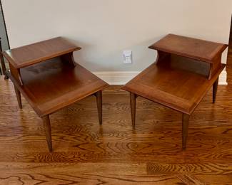 Mid Century Danish Modern step end tables