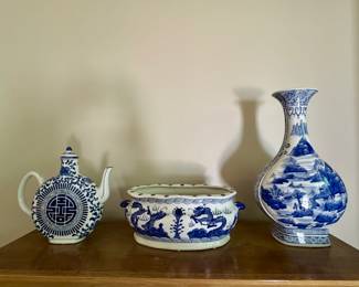 Blue and white porcelain
