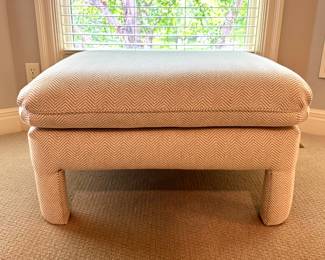 Oversized modern ottoman