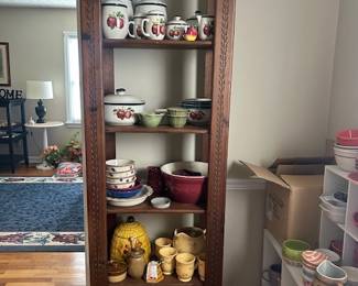 Shelf and dishes