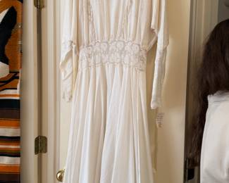 Vintage Wedding gown with price tags intact