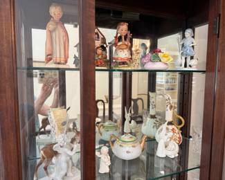 Hummels, antique dishes, bone china