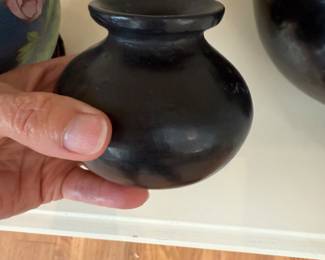 More black on black pottery