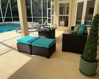 More outdoor furniture