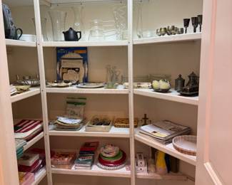 Closet with kitchen overflow