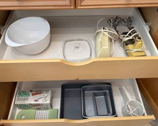 Pots pan, small appliances