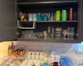 Vintage glassware