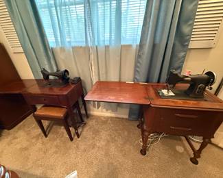 Vintage Singer & White Sewing Machines