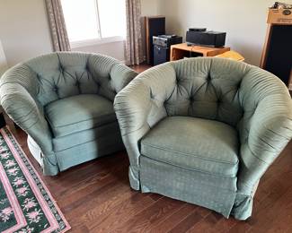 Baker Furniture upholstered chairs.....