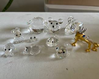 Swarovski crystal animals
