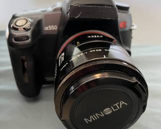 Minolta camera and.....