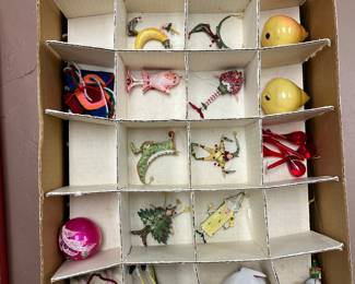 Christmas ornaments - many Department 56 Krinkles!
