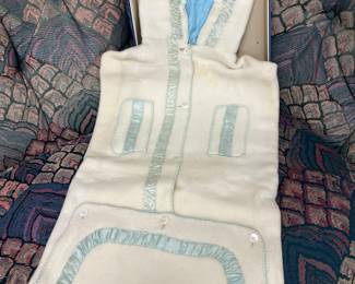 Vintage baby bunting