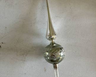 Vintage glass tree topper