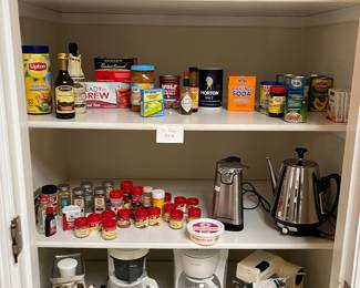 Pantry full of small appliances & more!