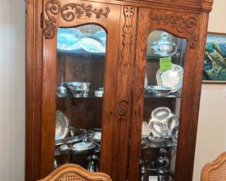 Probably the best wardrobe conversion ever! It is now a fabulous china cabinet!