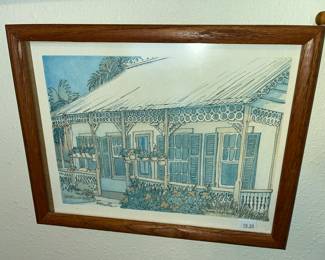PAIR OF SIGNED PRINTS FROM THE CAYMAN ISLANDS