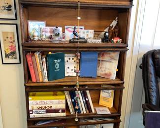 REFINISHED ANTIQUE LAWYER'S BOOKCASE