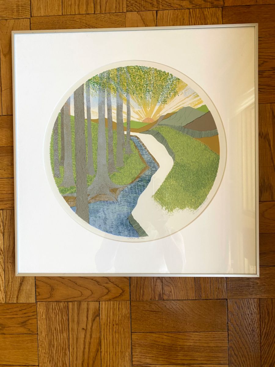 Lou Stovall "Ought to Be" pencil signed, dated and titled framed silkscreen
