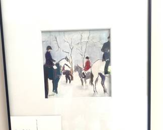Suzanne Twyford framed watercolor