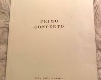 Igor Stravinsky /1958 signed concert program