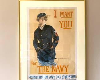 Original WWII recruiting poster