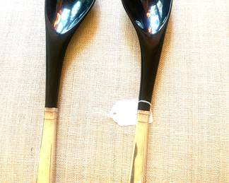 1959 Oneida sterling silver handle salad servers