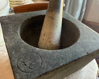 PESTLE & MORTAR FROM THE KITCHEN OF THE PALMS RESTAURANT 