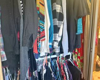 4 Closets Loaded with Clothes