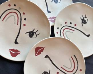 Picasso Vibes - Melamine Snack Plates