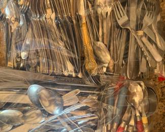Lots of Stainless Utensils