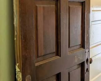 TWO Antique Douglas Fir Doors from Local Church