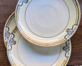 THREE - Noritake Saucers