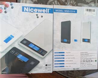 TWO - Nicewell Food Scales - Still in Boxes