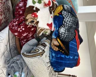 Tons of Pillows and Blankets