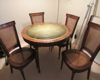 Super Retro Cool Card table - many bridge games played here.