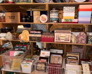 Wrapping Paper, Storage Boxes, Frames, Vases, Tins & More!