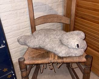 Antique Rocker w/Rush Seat!
