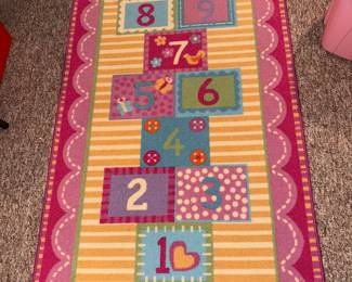 Vtg. Children's Area Rug