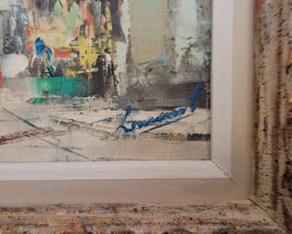 Montmartre Paris Oil Painting 1955-60!