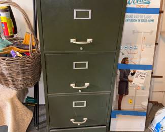 Four Drawer Metal Filing Cabinet
