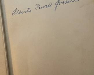 Vtg. HC Thirty-Two Roads to the White House SIGNED by Alberta Powell Graham