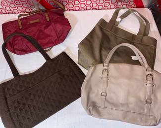 Large Collection of Purses: Dooney & Bourke, Coach, Vera Bradley, Etc!