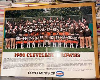 Cleveland Br5owns 1980 Sohio Poster!