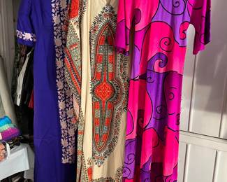 ... three more dresses ...