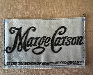 This is the Marge Carson sofa label.