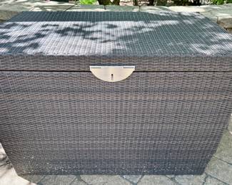 Wicker Storage Box for storing Covers.