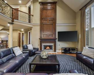 2 Story Family Room in this exquisite home