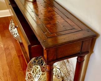 Arhaus Mioddleton tSofa/Console Table with 2 Drawers from Arhaus with Decor from Z Galleria
